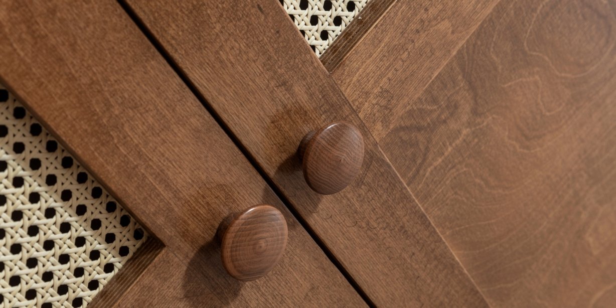 Valeria Ceviz Yatak Odası Takımı Teşhirden